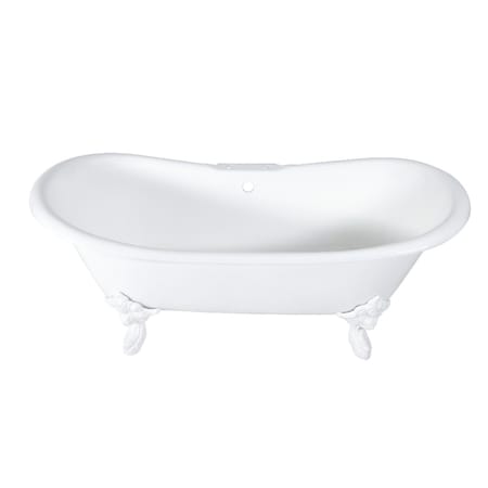 Aqua Eden Clawfoot Bathtubs, 71.63 L, 29.75 W, White, Cast Iron VCT7DS7231NLW